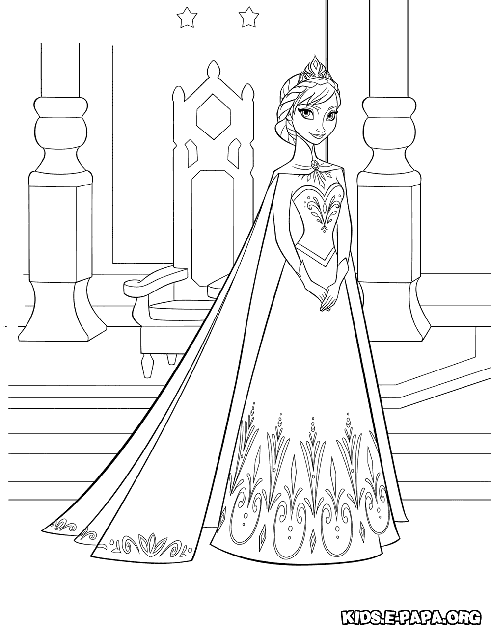 ausmalbilder eiskönigin elsa ausmalbilder
