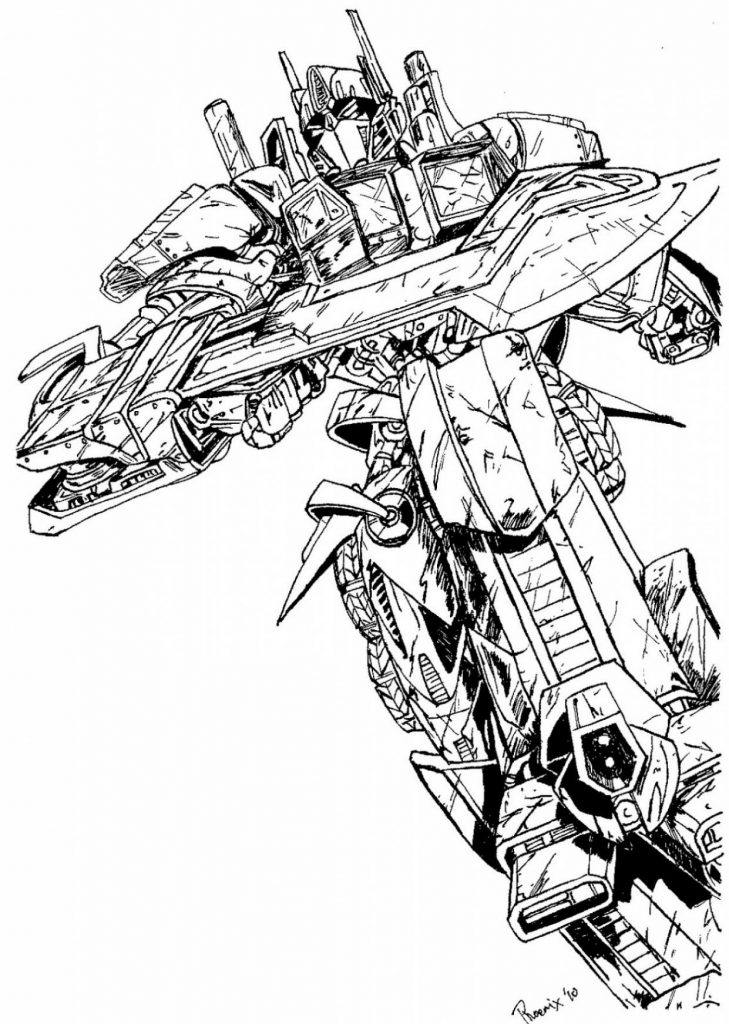 ausmalbilder transformer