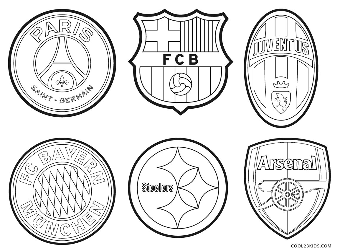 Ausmalbilder Fußball Wappen Kostenlos Ausdrucken
