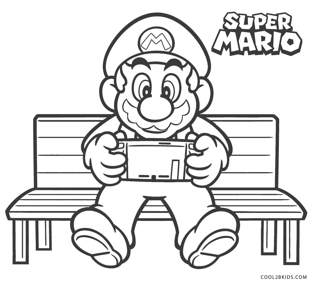 ausmalbilder super mario