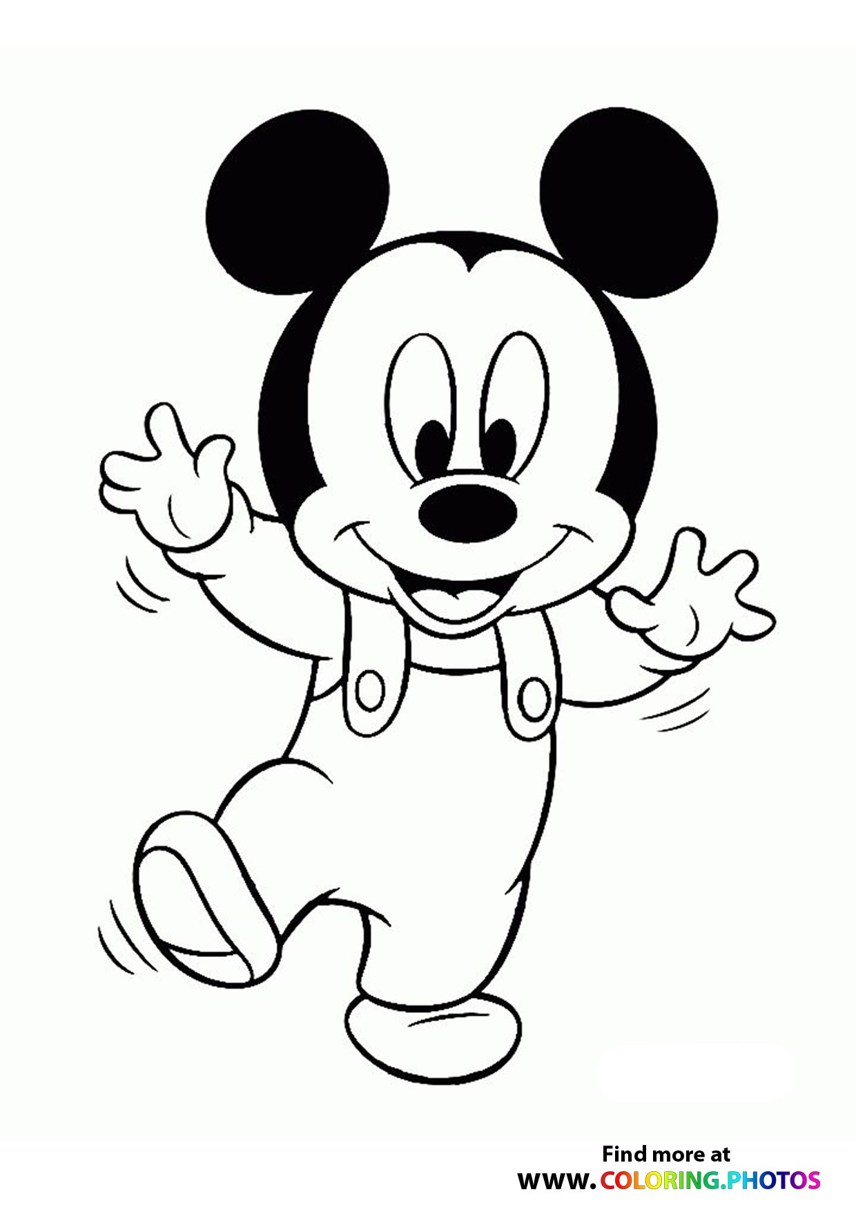 ausmalbilder mickey mouse