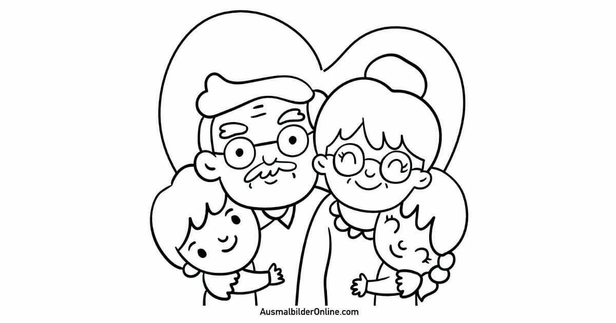 ausmalbilder oma und opa