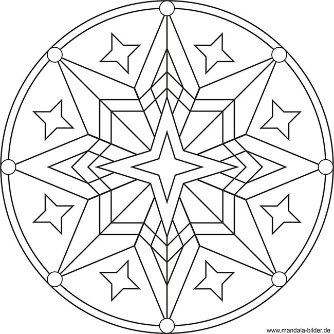 ausmalbilder weihnachten stern