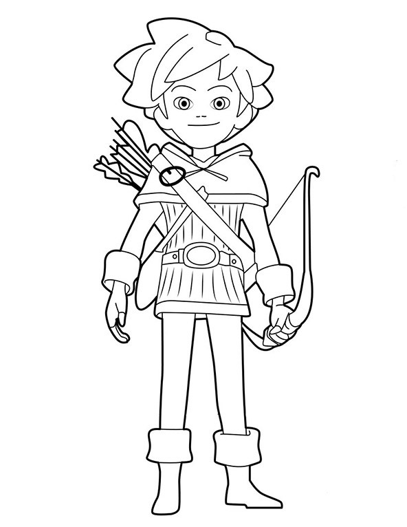 robin hood ausmalbilder kika