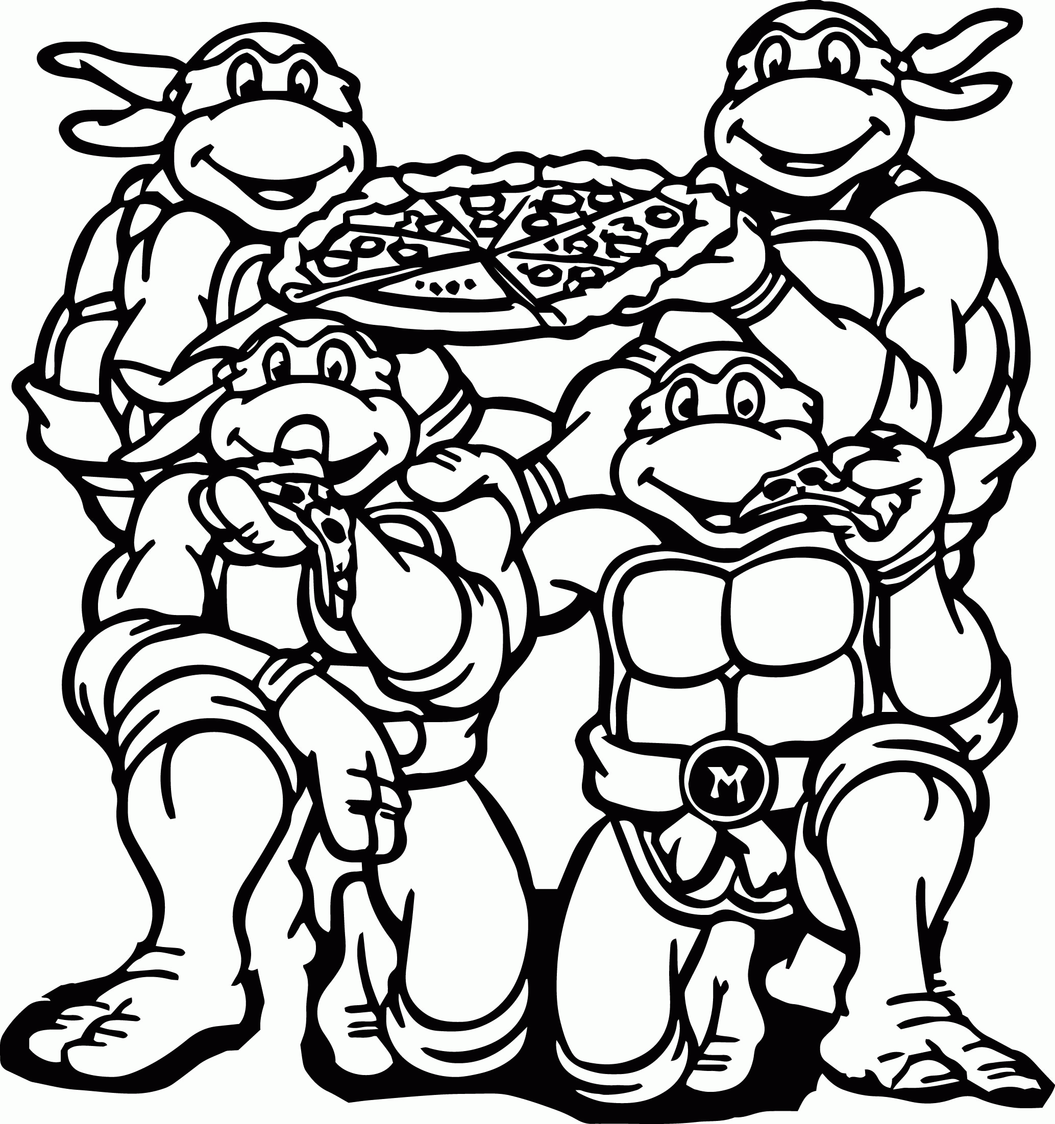 ausmalbilder ninja turtles