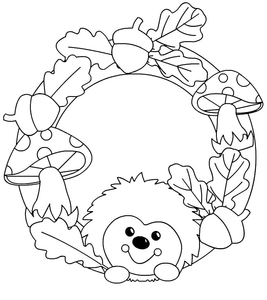 ausmalbilder herbst kinder