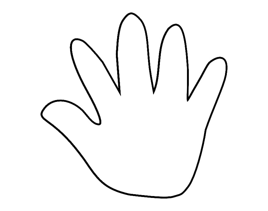 ausmalbilder hand