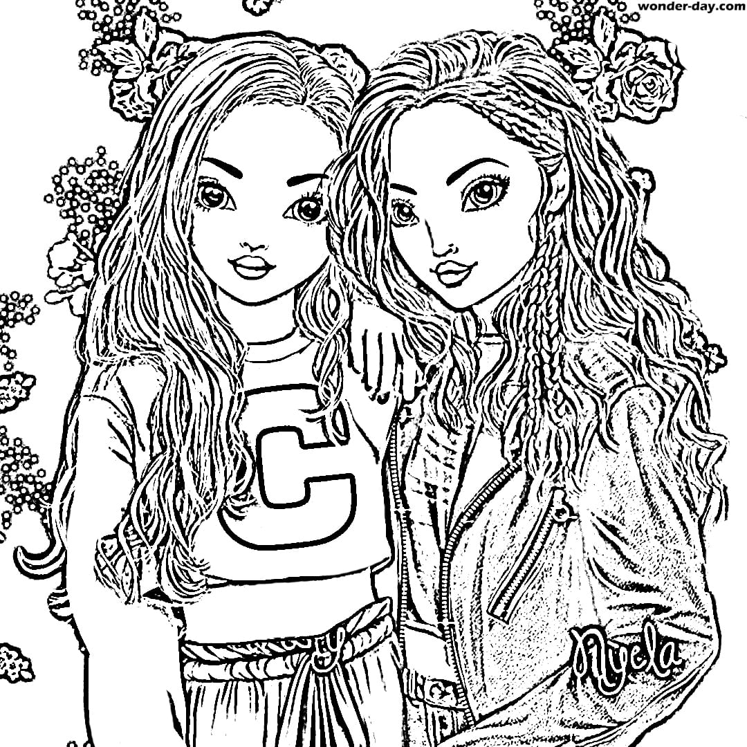 topmodel ausmalbilder selbst gestalten