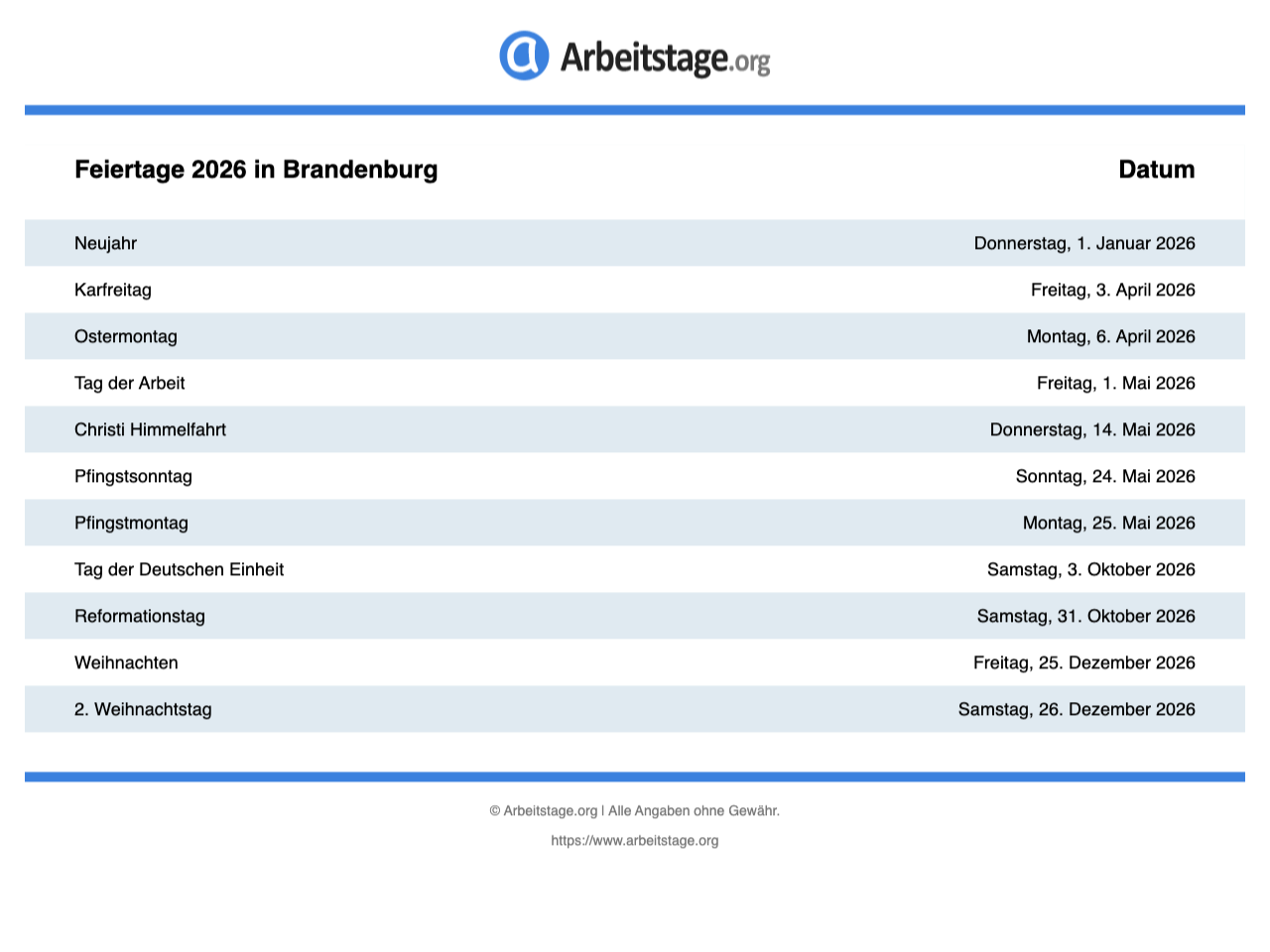 Ferien Brandenburg 2026 Pdf Ferienkalender Brandenburg Als Pdf