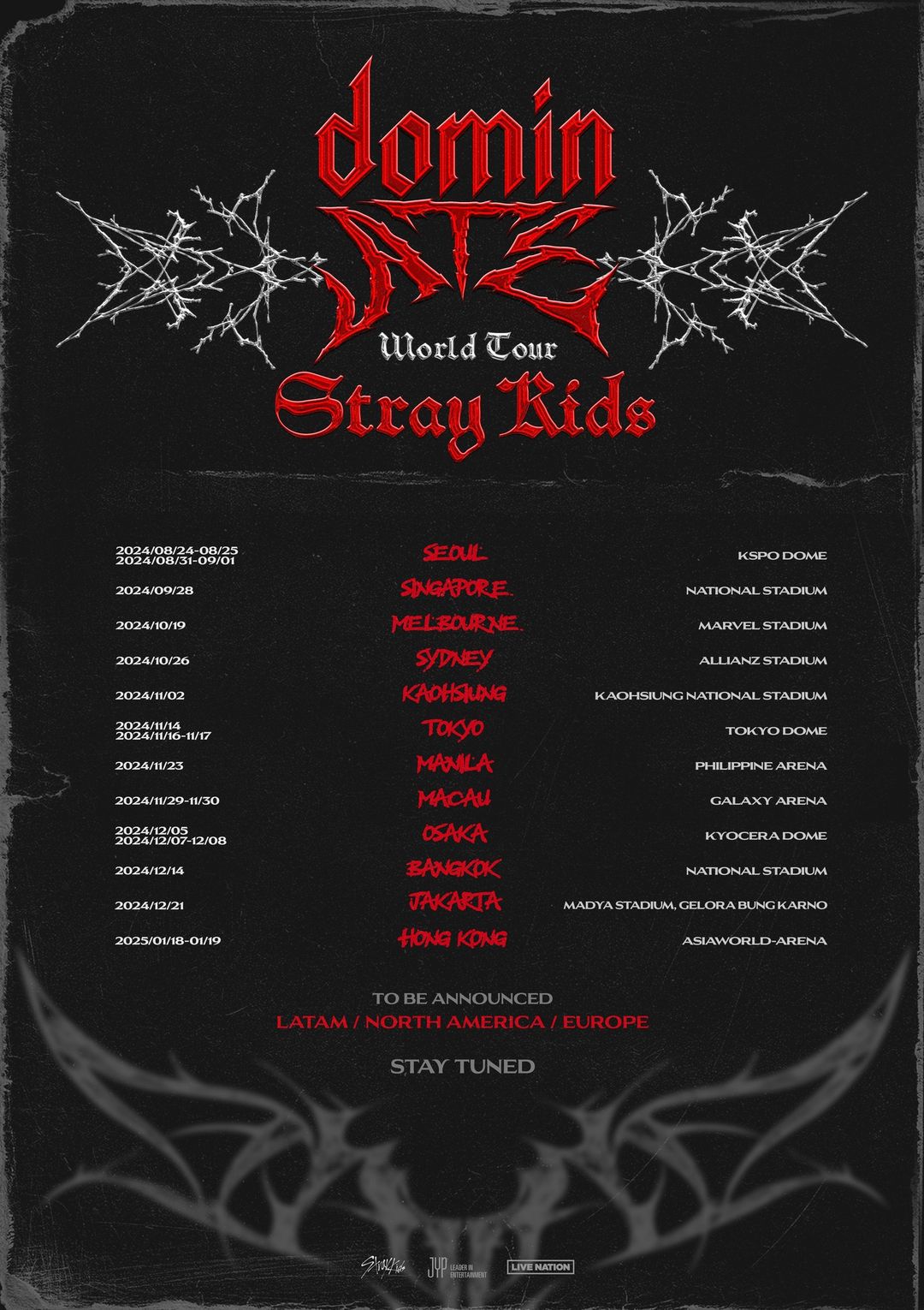 Stray Kids Konzert 2026 Stray Kids Tickets & Concert Tour Dates 2024