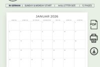 Jahreskalender 2026 Bayern 2026 Germany Calendar With Holidays