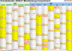  Foto zu Ferien in Mecklenburg-Vorpommern im Schuljahr 2026/27 