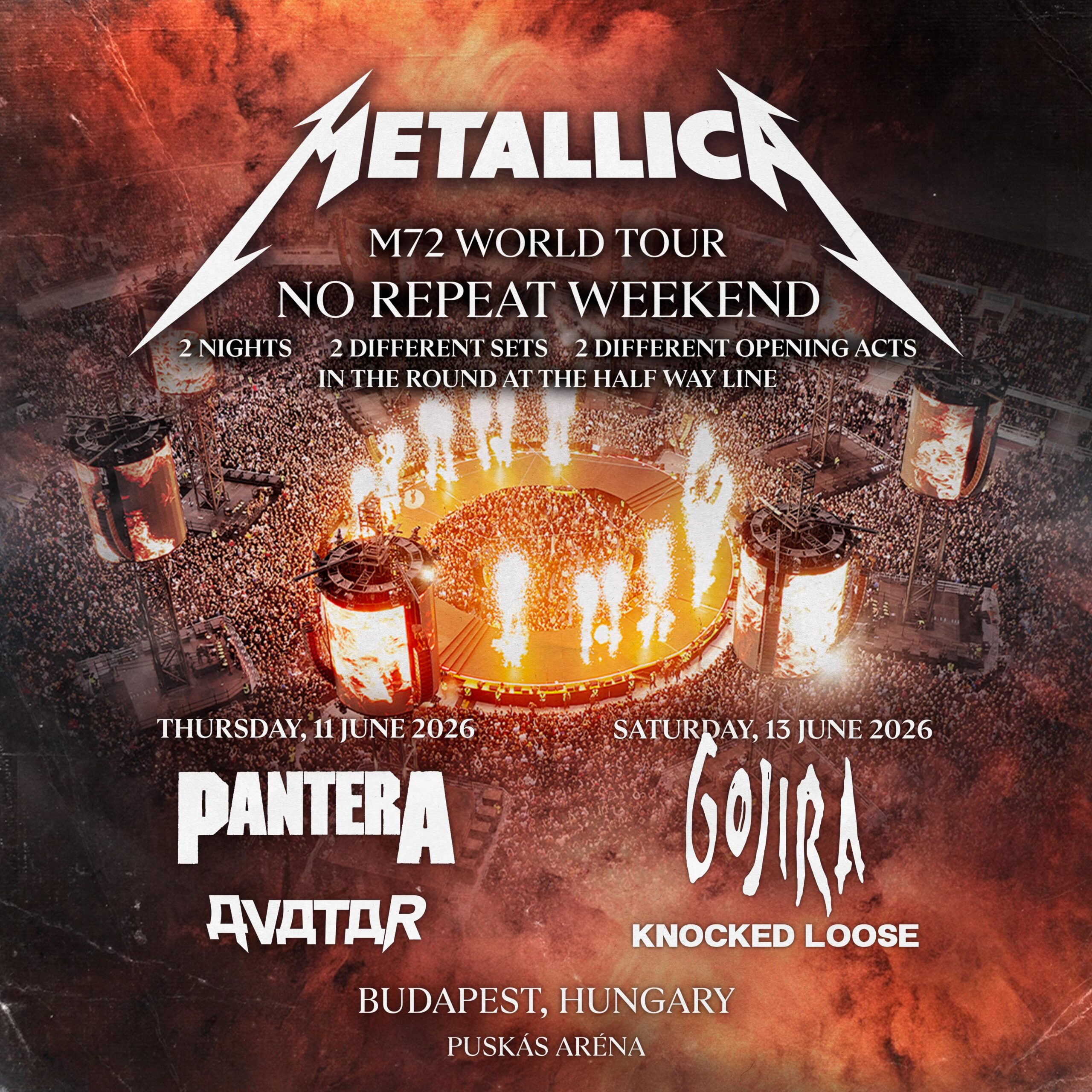 Metallica Tour 2026 Budapest metallica At Olympiastadion In Munich, Germany On May 24, 2024 On The …