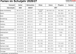 Schulferien Sachsen 2026 27 Feiertage 2026 Sachsen + Kalender