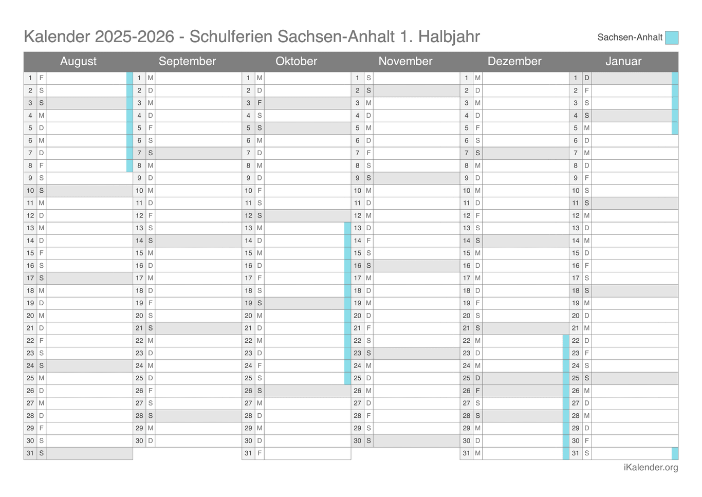Pfingstferien Sachsen-anhalt 2026 Ferien Sachsen-anhalt 2026