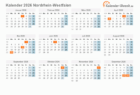 Abitur Nrw 2026 Termine Kalender 2026 nrw: Ferien, Feiertage, Pdf-vorlagen Abitur Nrw 2026 Termine Kalender 2026 nrw: Ferien, Feiertage, Pdf-vorlagen
