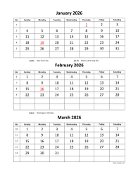 3 Monatskalender 2026 2026 Kalender 2026 monatskalender 2026 Deutscher Kalender 2026 …