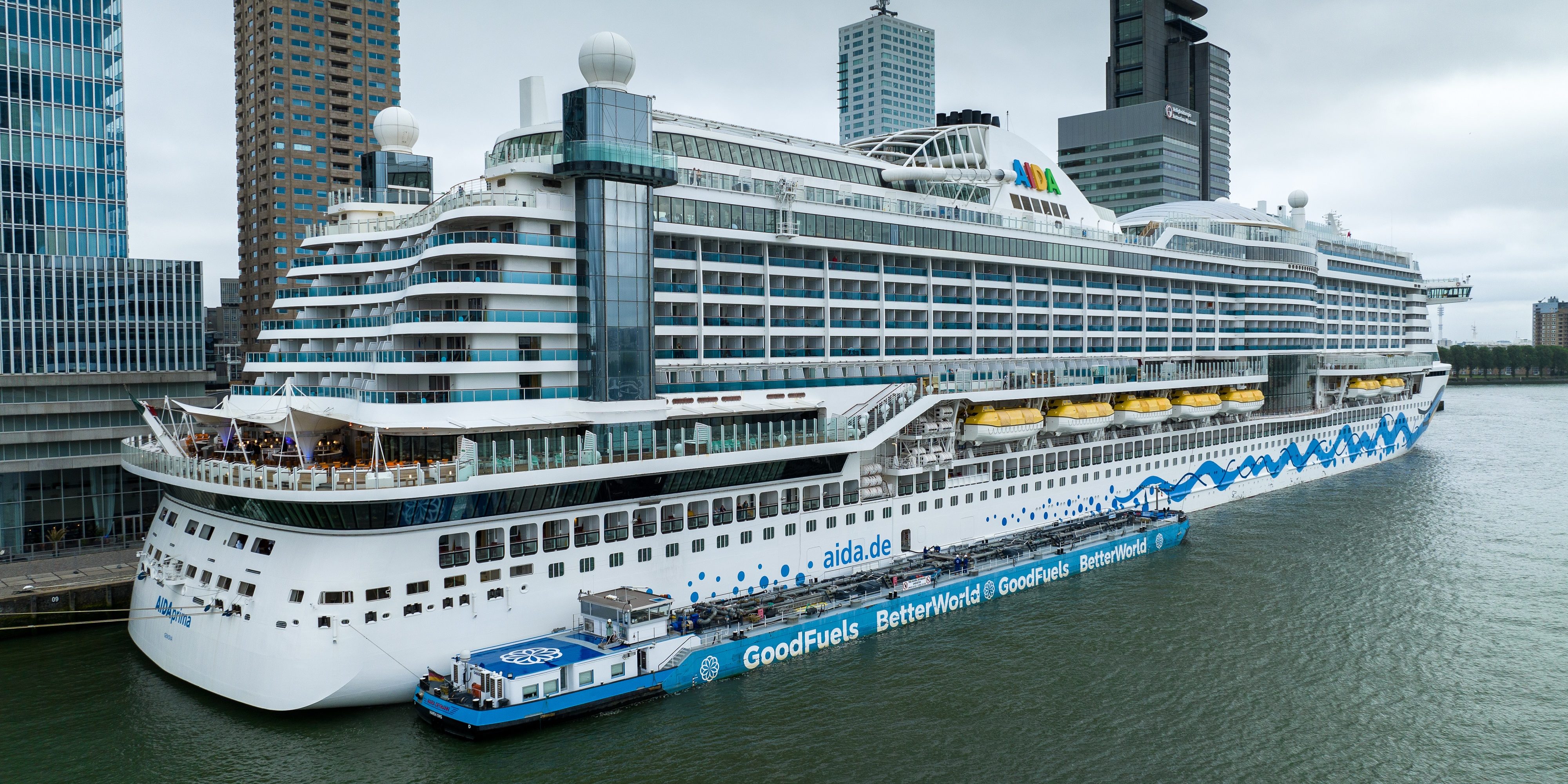  AIDA Cruises startet den Einsatz von Biokraftstoffen bei AIDAprima Illustration 