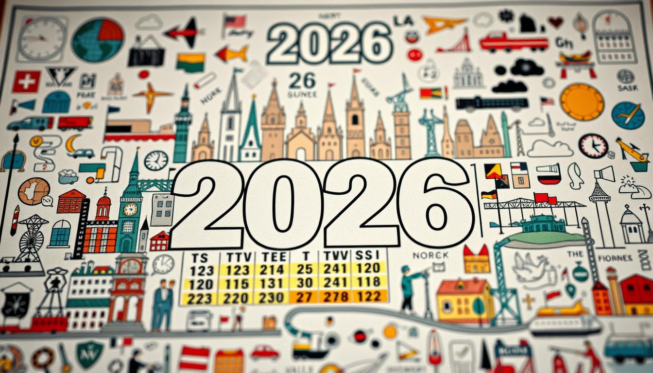  Arbeitstage 2026 NRW: Übersicht & Kalender Illustration 