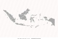 Japan Rundreise 2026 Indonesia Map Grey Color On White Stock Vector (royalty Free