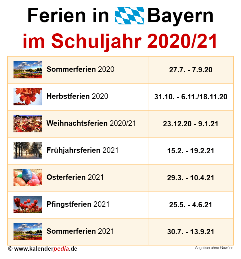 Wann Sind Pfingstferien 2026 In Bayern Kalender 2026 bayern: Ferien, Feiertage, Pdf-vorlagen