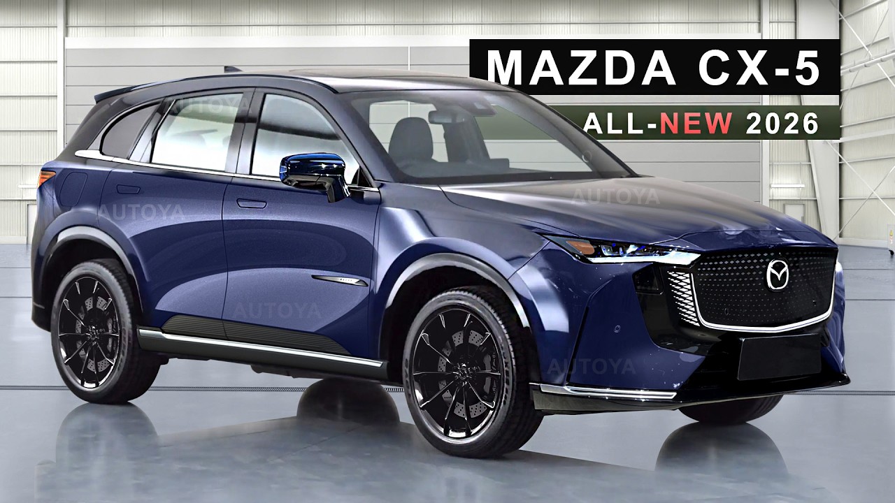  All-New, Digitally Redesigned 2026 Mazda CX-5 Flaunts Its PHEV Across Motiv 