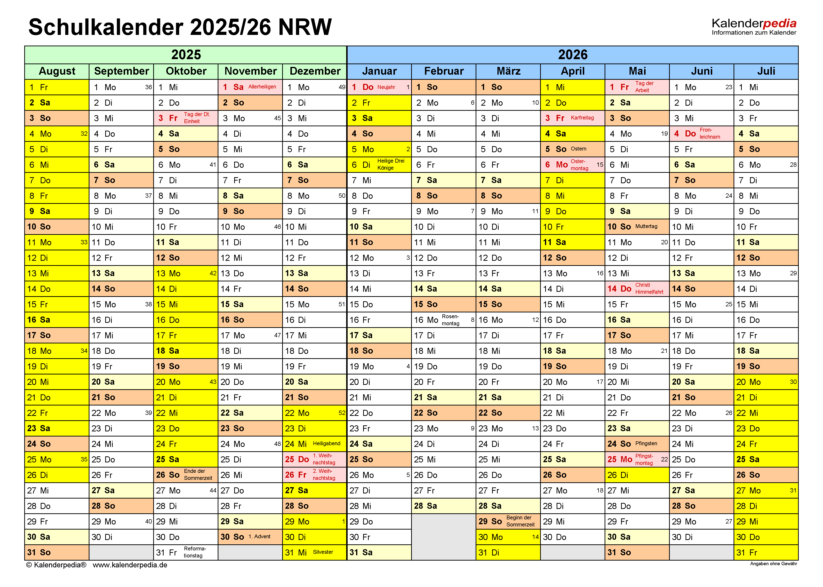  Feiertage Nrw 2025 Nrw - Liechtenstein Feiertage 2025 – Kalender mit Motiv 