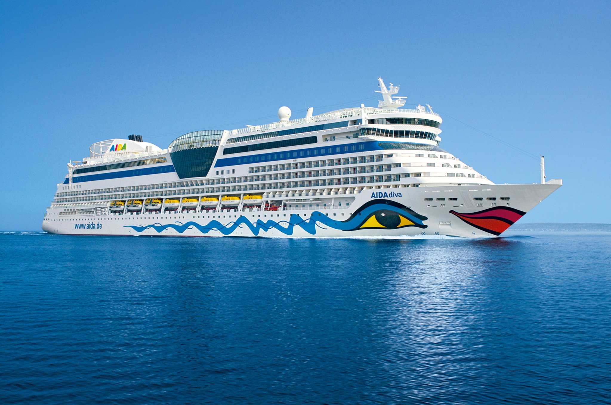  AIDAdiva - AIDA Cruises - Kreuzfahrten 2022/2023 Illustration 