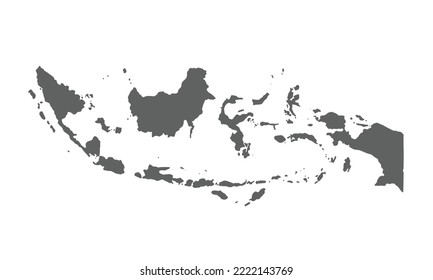  Foto zu Indonesia Map Isolated On White Background Stock Vector (Royalty Free 