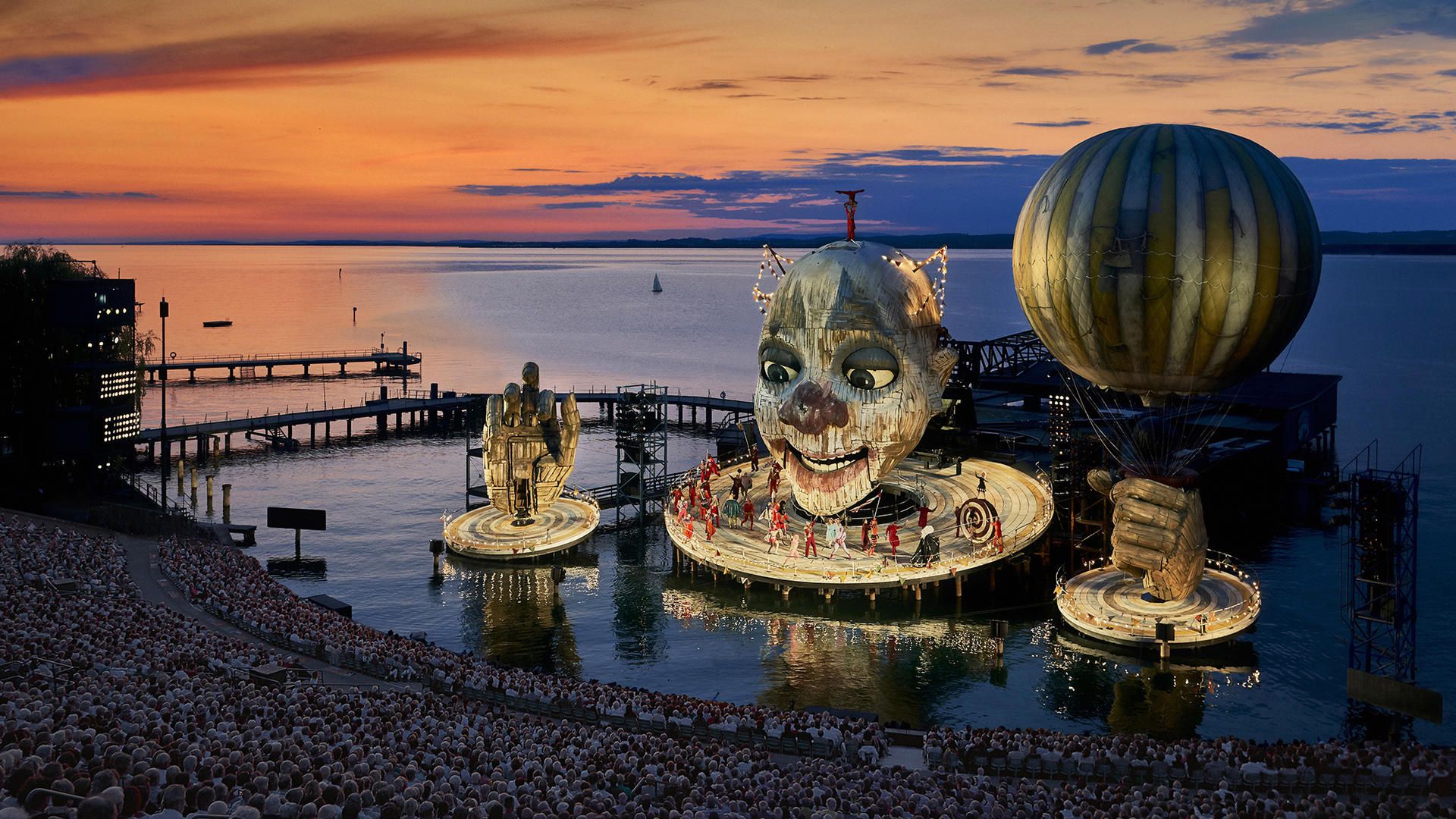  Bregenzer Festspiele - die größte Seebühne der Welt 