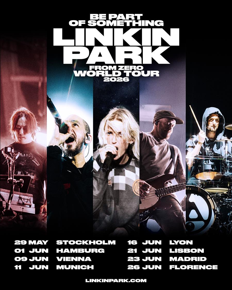  Linkin Park announce "From Zero World Tour 2026" - Chaoszine 