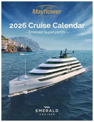  2026 Yacht Cruising Calendar by Mayflower Cruises & Tours - Issuu Motiv 