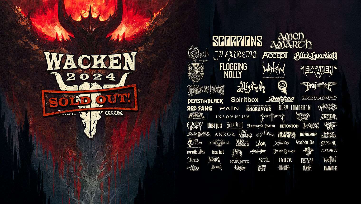  Wacken Open Air 2024: More bands confirmed for their next edition Illustration 