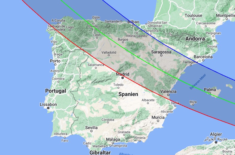  Foto zu Sonnenfinsternis 2026 auf dem Jakobsweg 