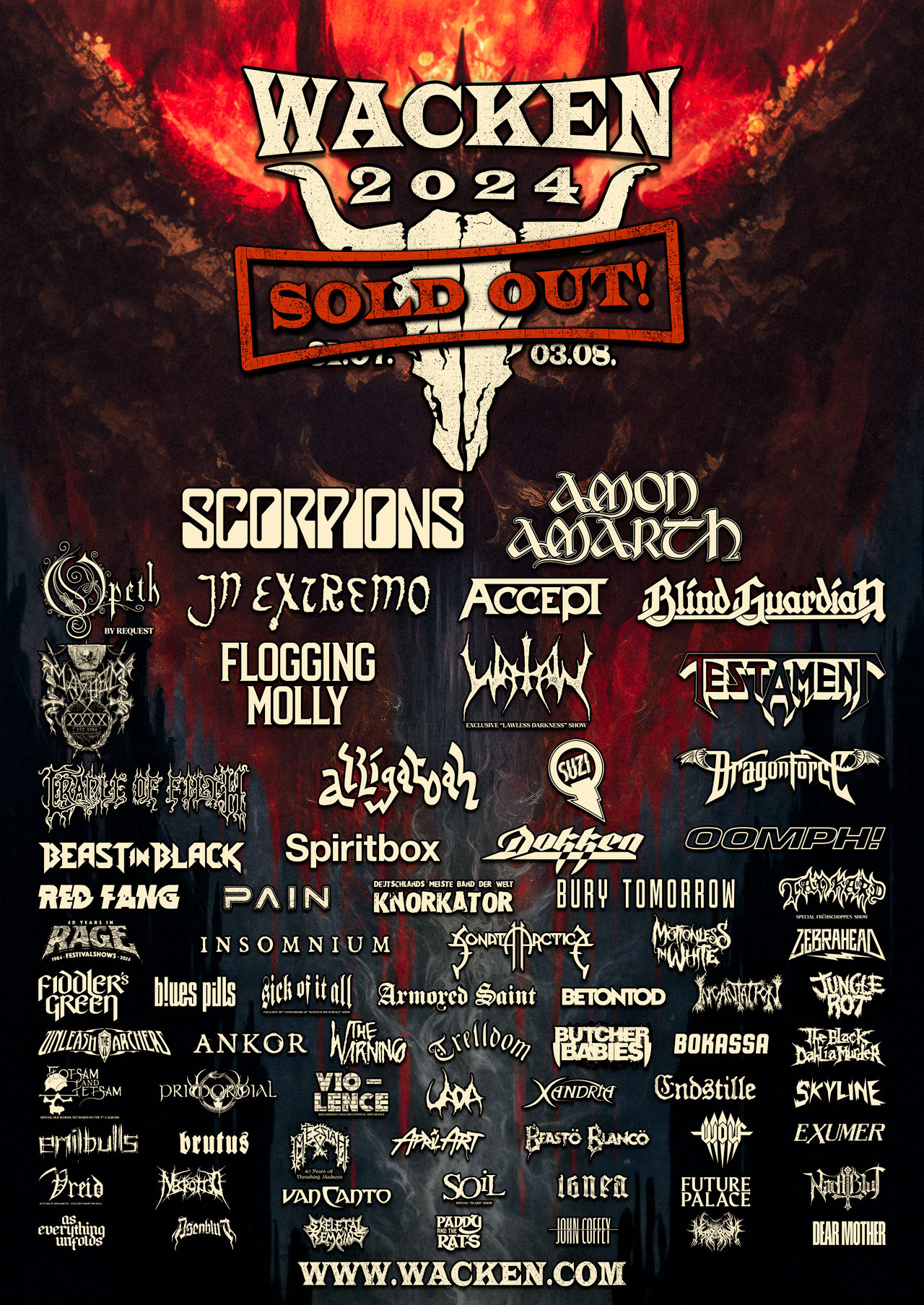  Wacken Open Air 2024 with new arrival system - Chaoszine Motiv 