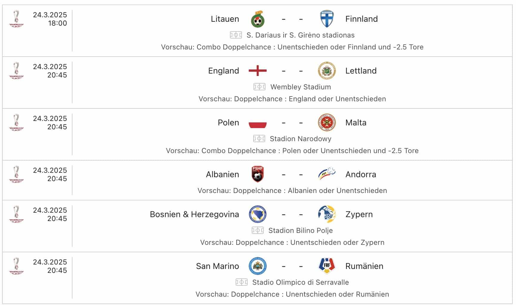  Fußball heute Spielplan & Ergebnisse * Wer spielt heute am Montag in 