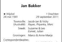 Jan Bakker Fc Groningen Bakker Overlijdensbericht Mensenlinq