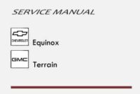 2015 Chevy Equinox Maintenance Diagram 2015 Chevy Equinox Gmc Terrain Factory Service Manual Original Shop