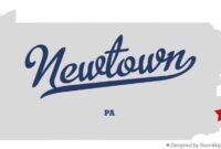 Newtown Square Pa Area Map Newtown Heritage Walk