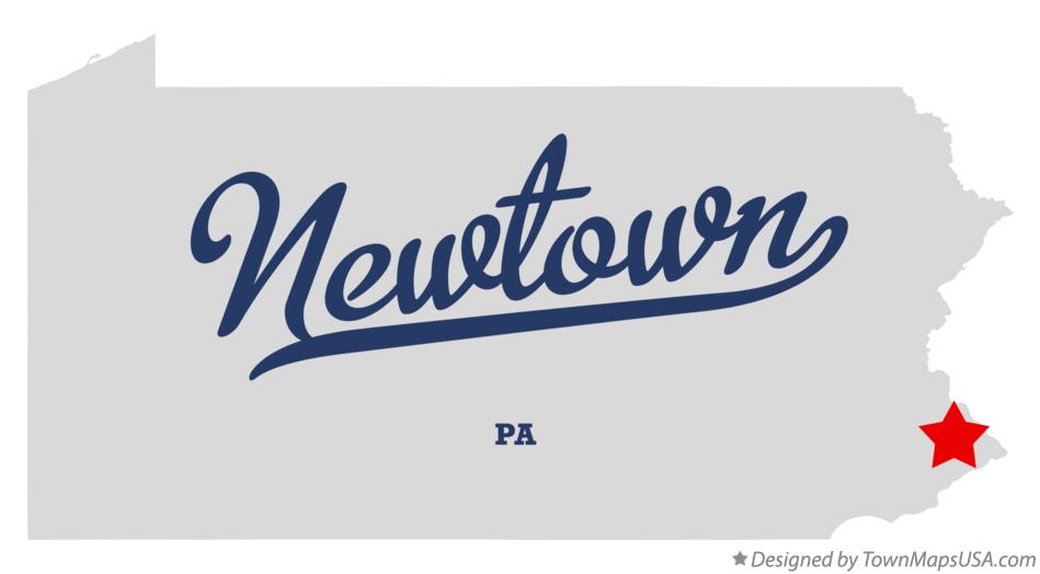 Newtown Square Pa Area Map Newtown Heritage Walk