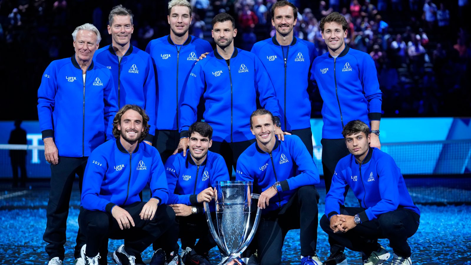 Alcaraz Laver Cup Watch: Carlos Alcaraz Doused In Champagne By Daniil Medvedev, Alexander