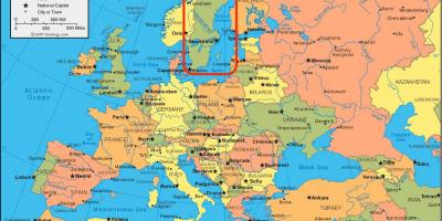 Zweden Kaart Europa Zweden Kaart Suecia Hoogte Físico