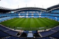 Man City Etihad Stadium Manchester Etihad Stadium Campus Aerial 200m Centro Sportivo Headquarters Mcfc World Finest Traveldigg Aniline Pitches Rispetto Nuovo Aérea Marca Sportcity