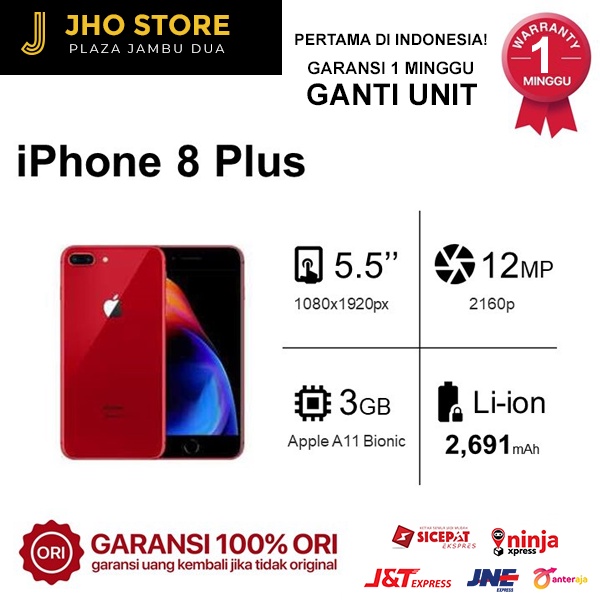 Apple Iphone 8 Plus Jual Second Original Iphone 8 Plus 256gb Ex Inter Mulus Fullsfet