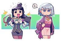Franziska Von Karma And Maya Fey Fan Art Pin On Miscellany