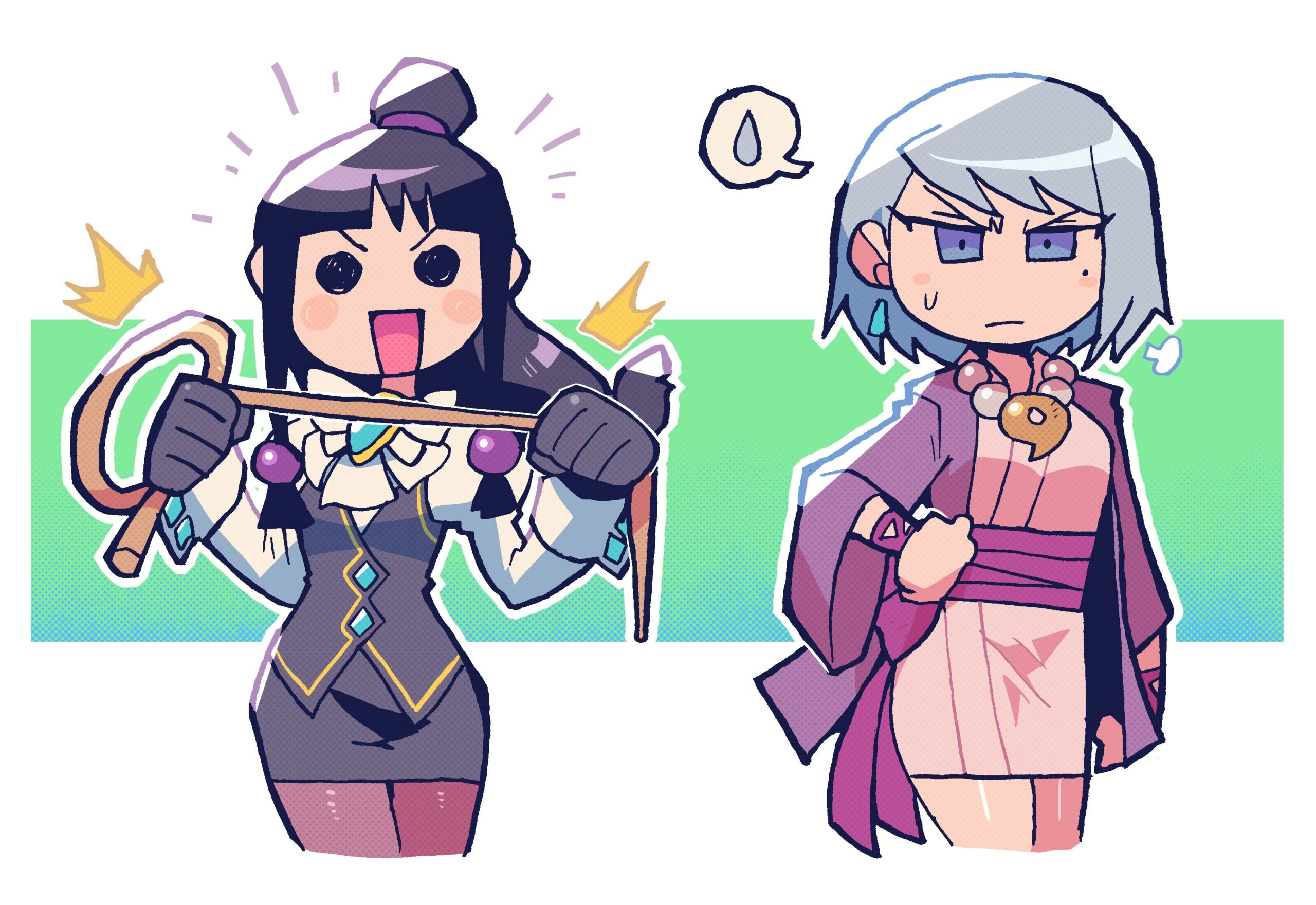 Franziska Von Karma And Maya Fey Fan Art Pin On Miscellany