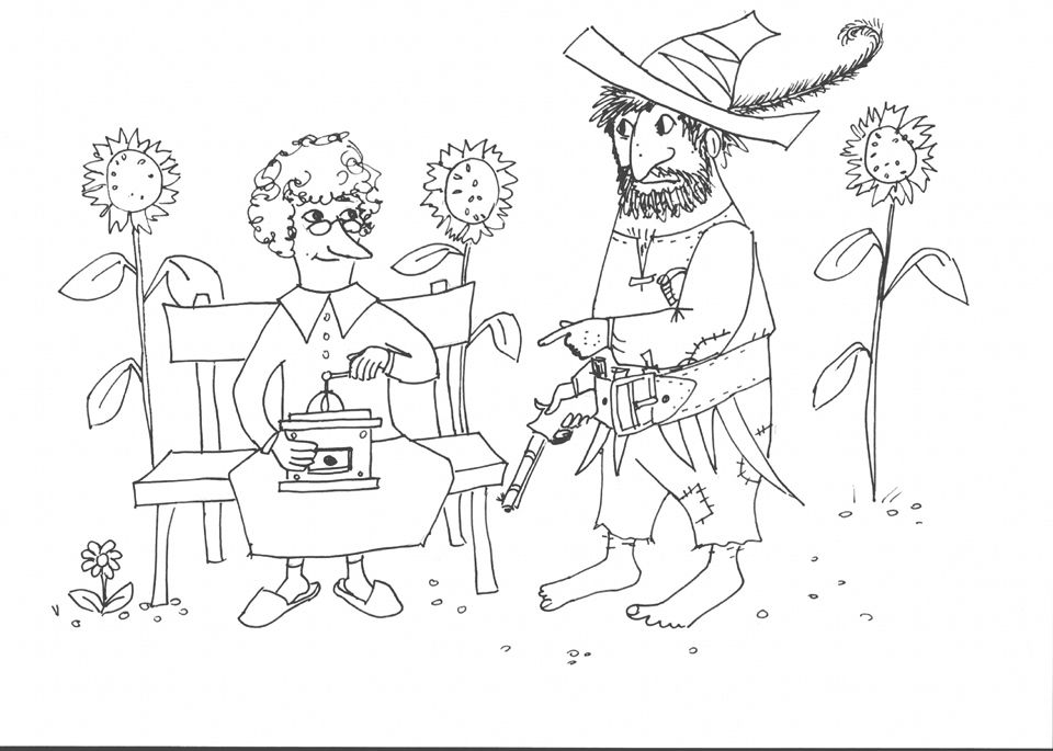 ausmalbilder räuber hotzenplotz