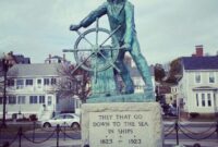 Gloucester Mass Fisherman's Church Fisherman Memorial Gloucester
