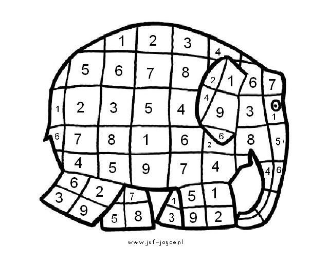 ausmalbilder elmar elefant