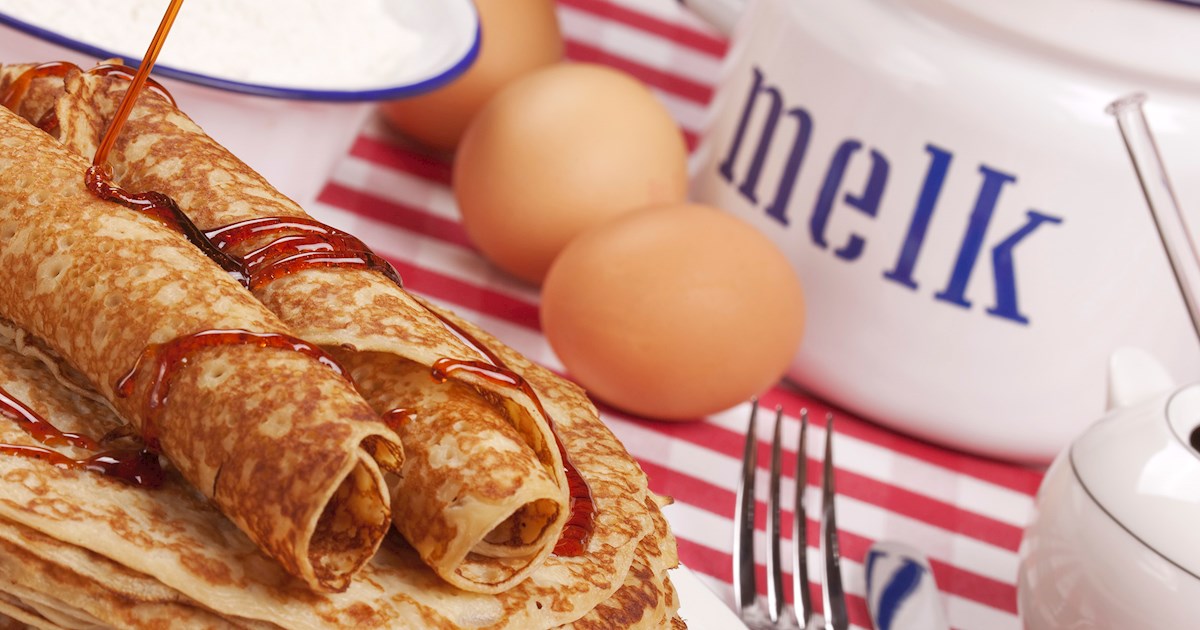 Pannekoek | Traditional Pancake From Netherlands, Central Europe